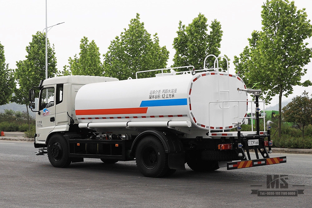 210 HP Dongfeng 4*2 Greening Sprinkler Truck _Dongfeng Flat Head Water Sprinkler Truck လုပ်ငန်းသုံးယာဉ်_Dongfeng Water Tanker Truck ရောင်းရန်_ Export အထူးထရပ်