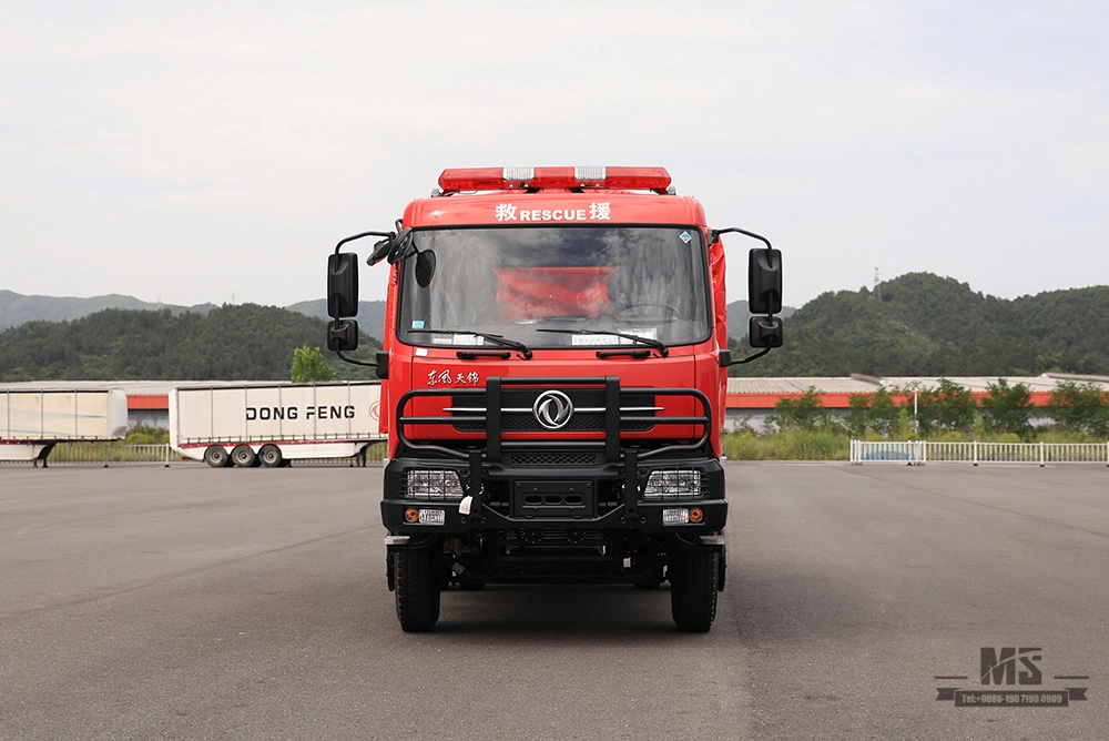 210 HP/300hp Dongfeng 4*2 မီးငြှိမ်းသတ်နေသော အပြားလိုက်ထရပ်ကား _ Flathead Rescue Trailer Truck_ Export အထူးယာဉ်