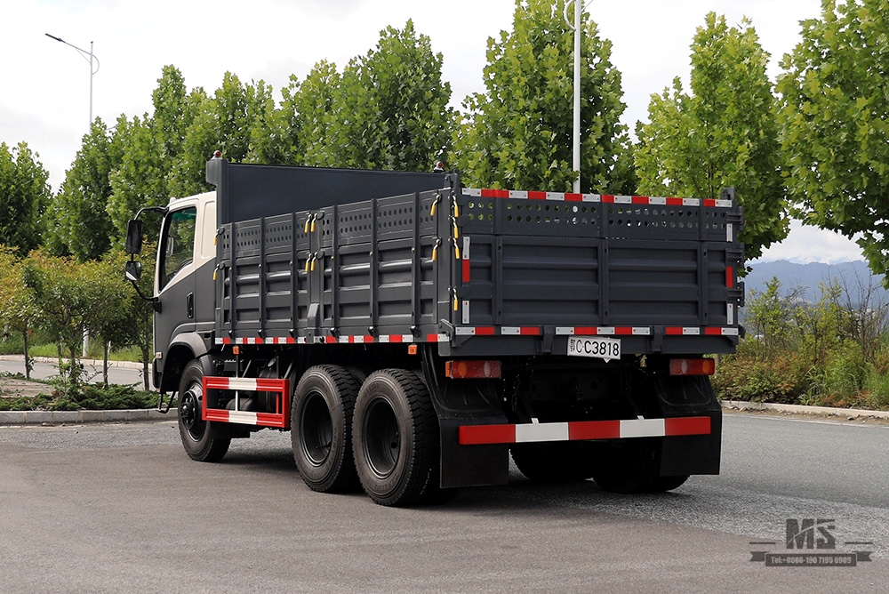 Dongfeng 6*6 Dump Truck Tipper Truck_Six Wheel Drive 260hp Single Row Pointed Head Mining Trucks_ Export အထူးယာဉ်