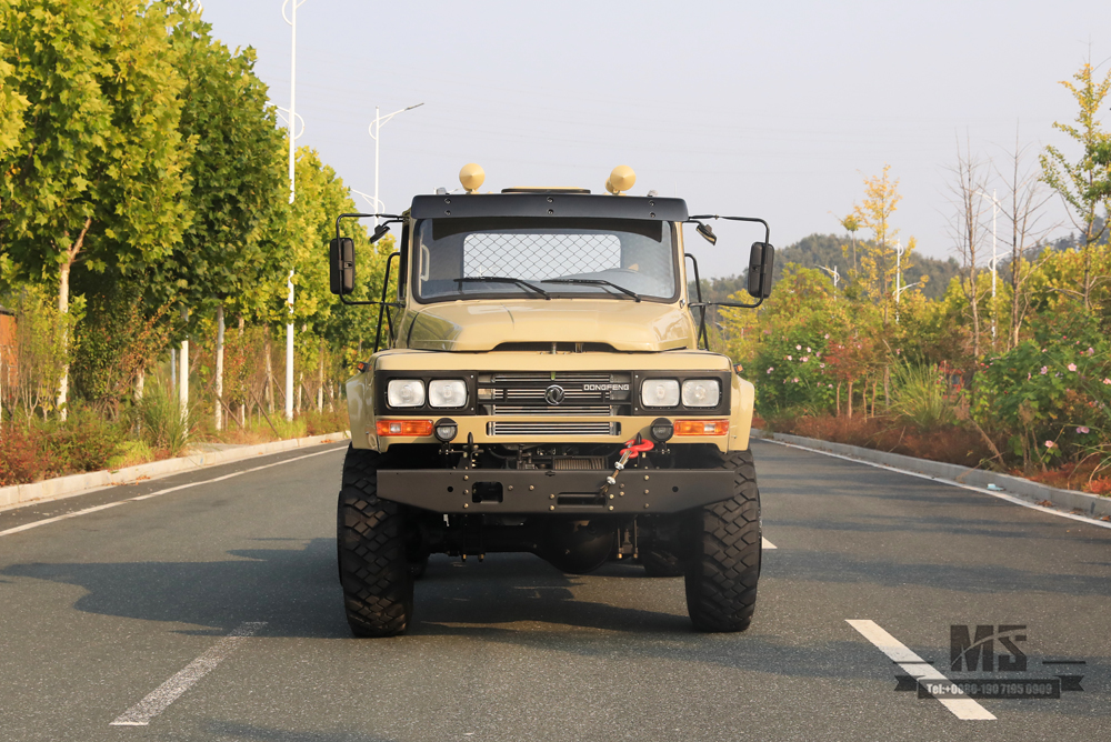 Dongfeng 6×6 EQ2100 Chassis_6*6 190hp Pointed Head Truck ခြောက်ဘီး Drive Chassis ရောင်းရန်_ Export အထူးယာဉ်ကိုယ်ထည်