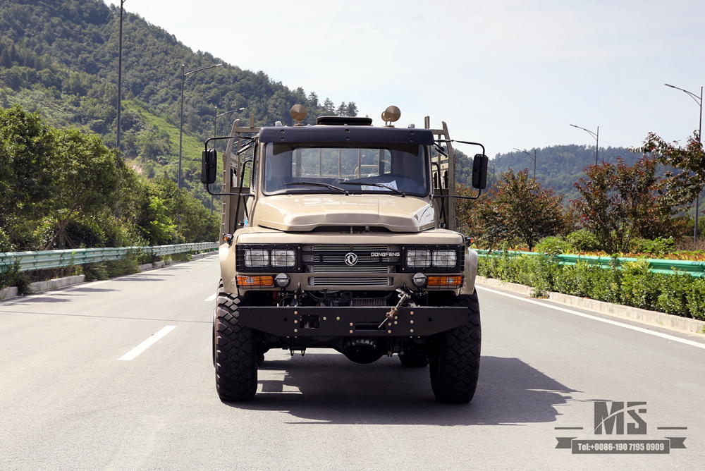 Dongfeng လေးဘီးယက်ကုန်တင်ထရပ် ခေါင်းရှည် 2.5 တန် လမ်းကြမ်းထရပ်_4*4 သစ်ချွန် Cab Truck_ Winch Export အထူးရည်ရွယ်ချက်ဖြင့် မောင်းနှင်နိုင်သော ခရီးဝေးထရပ်ကား