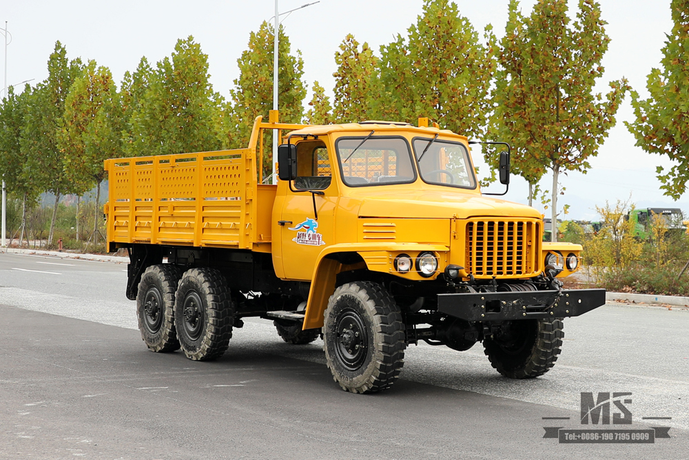 170 hp Dongfeng EQ2082 Pointed Truck_ခြောက်ဘီးယက် EQ2082 Off-road Truck_Double Glass 240 Transport Vehicle_6×6 25Y Truck Export အထူးယာဉ်