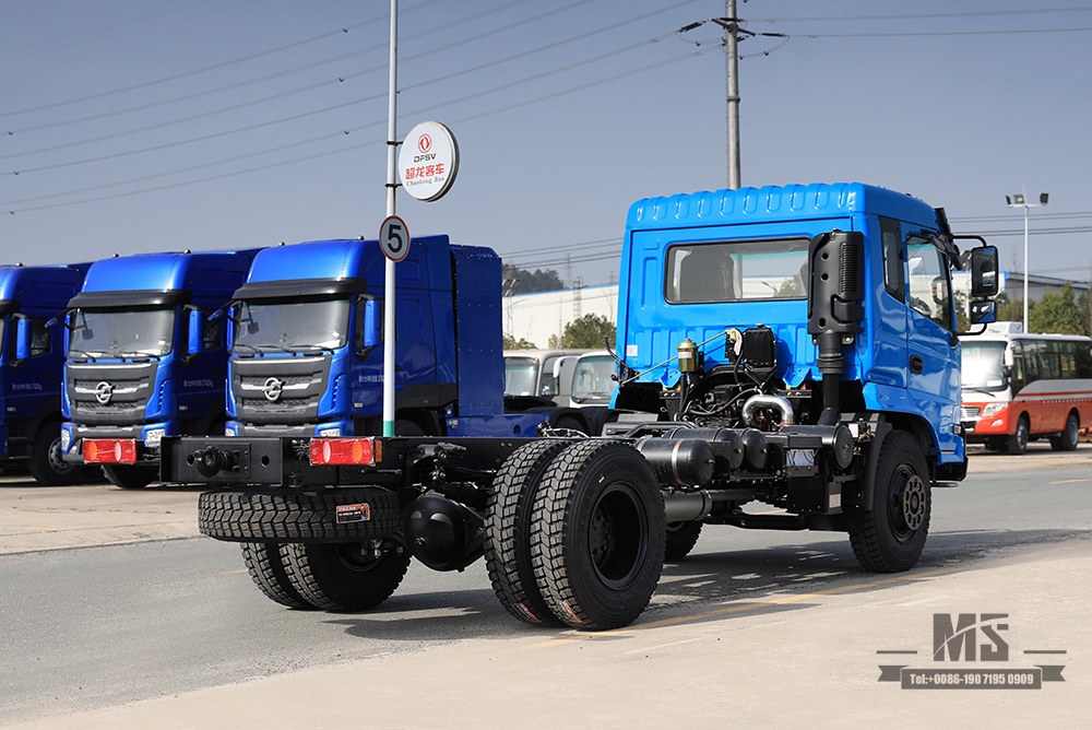 Dongfeng 4*2 Truck Chassis _ 210 HP One and a half Row Cab Truck Chassis လုပ်ငန်းသုံးယာဉ်_Dongfeng 4*2 Truck Chassis for Sale_Export Special Truck Chassis