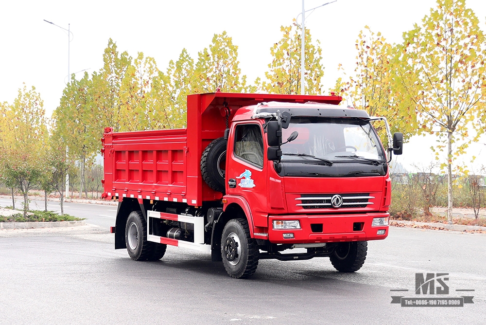 Dongfeng 4×2 Light Dump Truck 160HP အသေးစား Tipper Truck_ဘယ်/ညာ လက် 5T Single Row Micro Truck Conversion Manufacturer_Export အထူးထရပ်