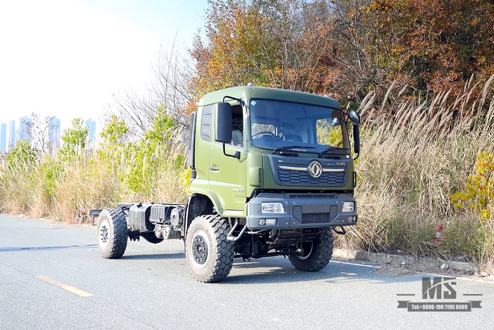 260HP Dongfeng Four Wheel Drive Cargo Truck Chassis_4*4 Off-road Truck Chassis for Sale_Export အထူးရည်ရွယ်ချက် Truck Chassis