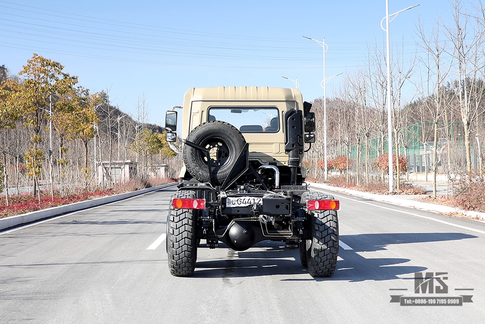 ရောင်းရန်အတွက် 210hp Dongfeng ခြောက်ဘီး Drive Chassis အတွက်_6*6 EQ2102 Flathead Head Truck Chassis Coversion ထုတ်လုပ်သူ_Dongfeng 6×6 Export အထူးယာဉ်ကိုယ်ထည်