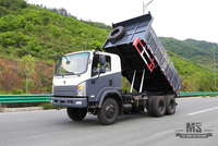 Dongfeng 260 hp ခြောက်ဘီးမောင်း Tipper Truck_Single Row Pointed Head Dump Truck 6*6 Mining Trucks ရောင်းရန်ရှိသည်_Dongfeng AWD Export အထူးယာဉ်