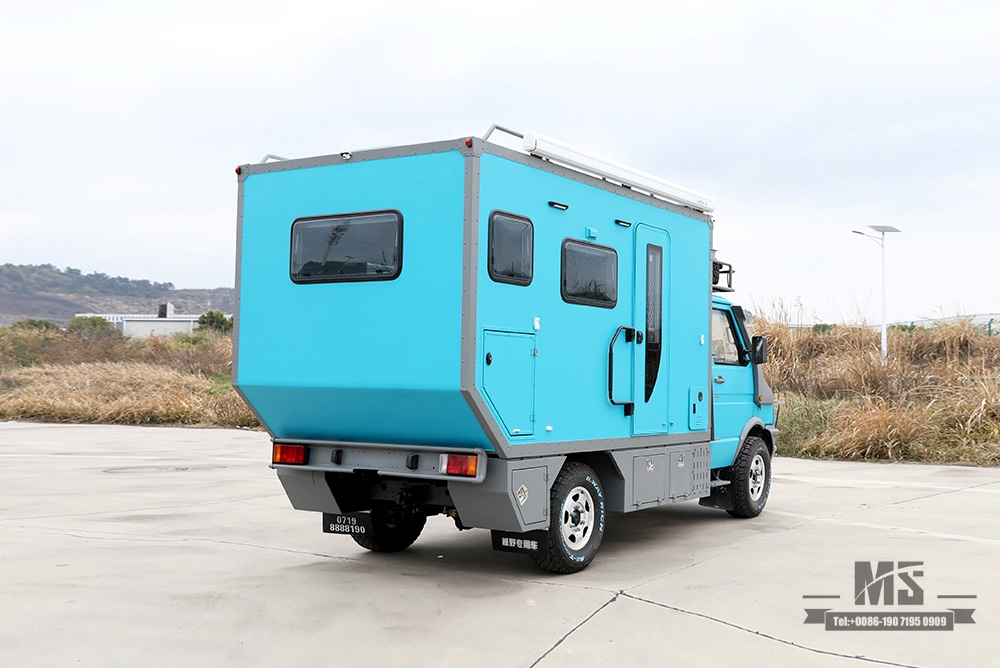 Iveco RV Four Wheel Drive Mobile Office Vehicle_4WD Off-road Touring Caravan For Sale_4*4 Outdoor Office စိတ်ကြိုက် RV Export အထူးယာဉ် 