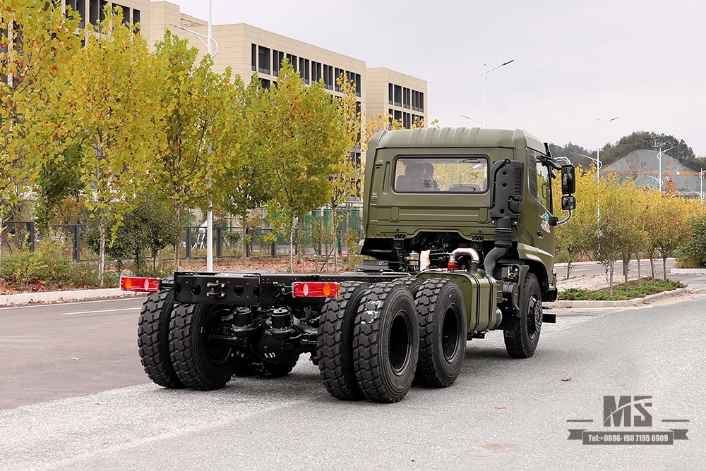210hp Dongfeng 6*4 Off Road Truck Chassis_Dongfeng 6x4 Off-road Tanker Chassis_Flathead One-a-a-Export Special Vehicle Chassis