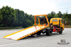 Dongfeng 4*2 Wrecker သည် 3 တန်တစ်ပိုင်းကြမ်းပြင်ရှင်းလင်းရေးပြားပါရှိသော Dongfeng Road ကယ်ဆယ်ရေးရှင်းလင်းရေးယာဉ် Export အထူးတွဲဆွဲထရပ်
