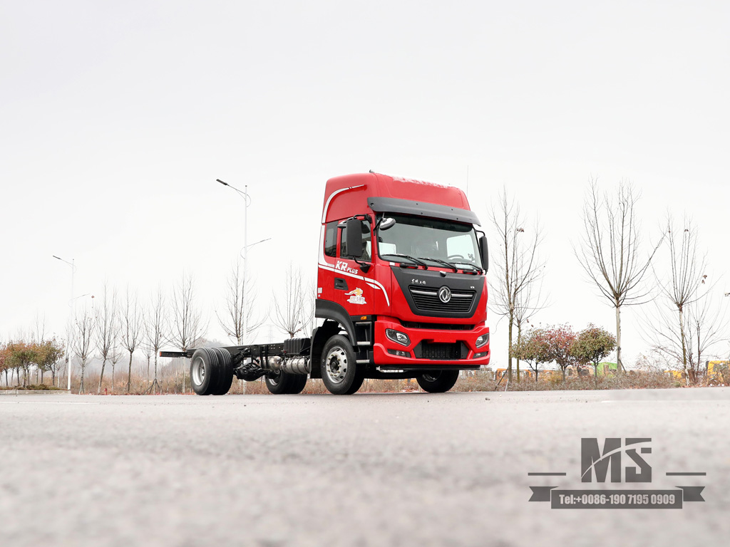 4×2 Flat Head High Roof Double Bedroom Cab Cargo Truck Chassis | Dongfeng 4*2 290HP လမ်းကြမ်းထရပ်ကား ကိုယ်ထည်