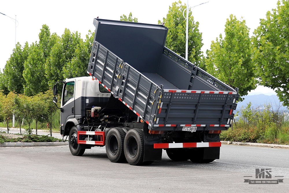 260 hp Dongfeng 6*6 Dump Truck _BobCat ခြောက်ဘီးယက် Single Row Flat Head Tipper Truck သတ္တုတွင်းထရပ်ကားများ စက်ရုံ_ထုတ်ရန် အထူးယာဉ်