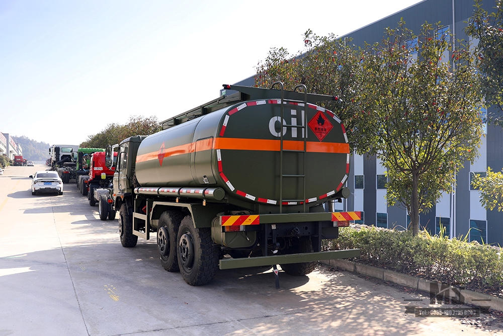 190HP Dongfeng EQ2102 Tanker Truck _Dongfeng ခြောက်ဘီးယက်လမ်းကြမ်း အထူးကိုယ်ထည်ကို ပြုပြင်ထားသော 8~10m³ Tanker Truck_Export အထူးရည်ရွယ်ချက်ယာဉ်