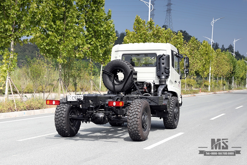 Dongfeng Four Wheel Drive Cargo Truck Chassis_4*4 Cab New Off-road Truck Chassis_ Long-distance Truck Export Special Purpose Vehicle Chassis