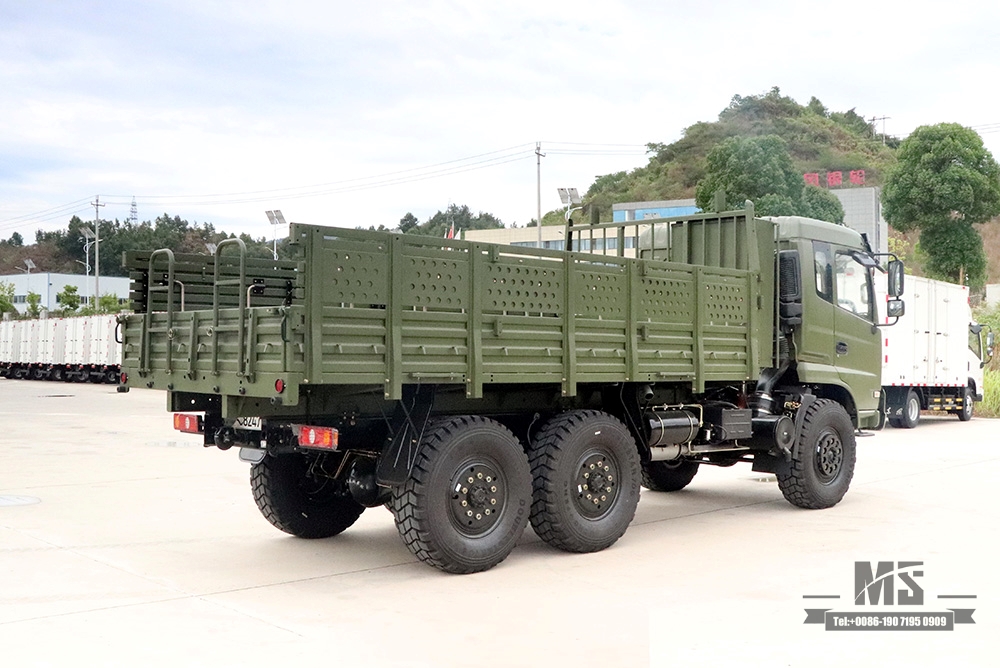 6×6 Dongfeng EQ2102 လမ်းပိတ်ထရပ်ကား_ခြောက်ဘီးယက် ပြားချပ်ခေါင်းကုန်တင်ထရပ် 6WD 246 တပ်ဖွဲ့ဝင်သယ်ယူရေးယာဉ် ကုန်းလမ်းသယ်ယူပို့ဆောင်ရေး ထရပ်ကား_ပို့ကုန် အထူးယာဉ်