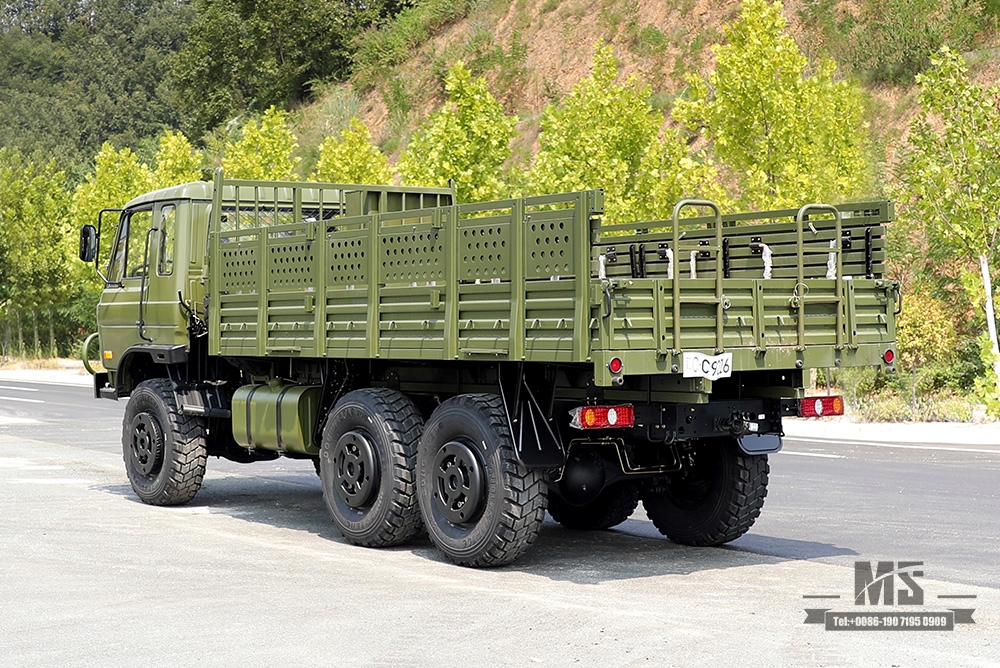 Dongfeng EQ2102G/246 လမ်းကြမ်း Truck_6×6 190 HP 6WD Flathead 153 Chassis ပုံစံပြောင်း ကုန်တင်ထရပ် Troop Carrier_ခြောက်ဘီးယက် ဂန္တဝင်ထရပ်ကား တင်ပို့မှု အထူးရည်ရွယ်ချက်ယာဉ် 