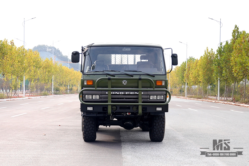 190hp Dongfeng EQ2102 ခြောက်ဘီးယက်ထရပ်_6×6 EQ246 153 Double Row Cab Army Green Truck _Dongfeng Truck Export အထူးရည်ရွယ်ချက်ယာဉ်