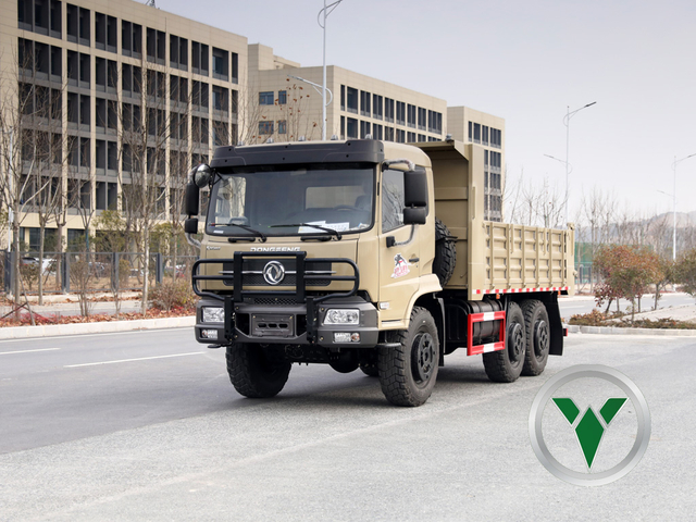 6x6 Flatbed Dump Truck | ဖြုတ်တပ်နိုင်သောနှစ်ဖက်နှင့်အတူလေးလံသော Dump ခန္ဓာကိုယ်