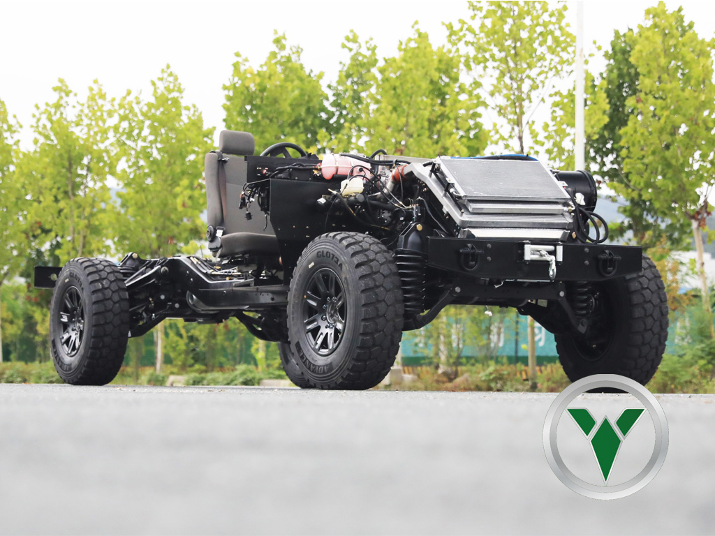 Custom Class 3 Off-Road Chassis | 4WD လွတ်လပ်သောဆိုင်းငံ့မှုနှင့် Dual Fuel Tank Systems