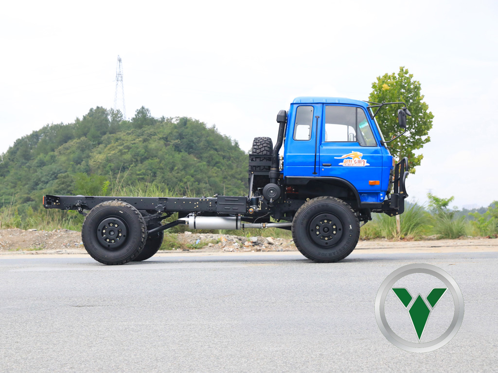 Dongfeng Eq2070 4x4 Truck Charghis | အထူးရည်ရွယ်ချက်နှင့်တင်ပို့မှုအတွက် 190 H 4 × 4DoubDebble Row Cab (Eq246)