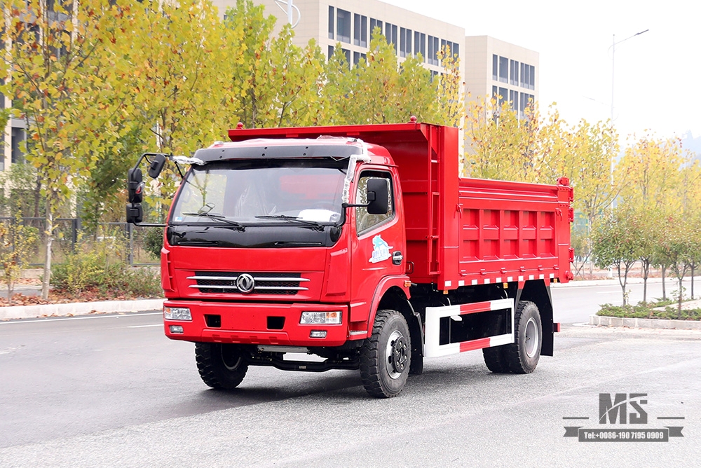 Dongfeng 4×2 Light Dump Truck 160HP အသေးစား Tipper Truck_ဘယ်/ညာ လက် 5T Single Row Micro Truck Conversion Manufacturer_Export အထူးထရပ်