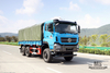 Dongfeng ခြောက်ဘီးယက် သယ်ယူပို့ဆောင်ရေး Truck_340hp Dongfeng 6*6 Flat Head Cargo Truck With Canopy pole Brake Water Cooling Tank Long Distance Truck_Export အထူးယာဉ်