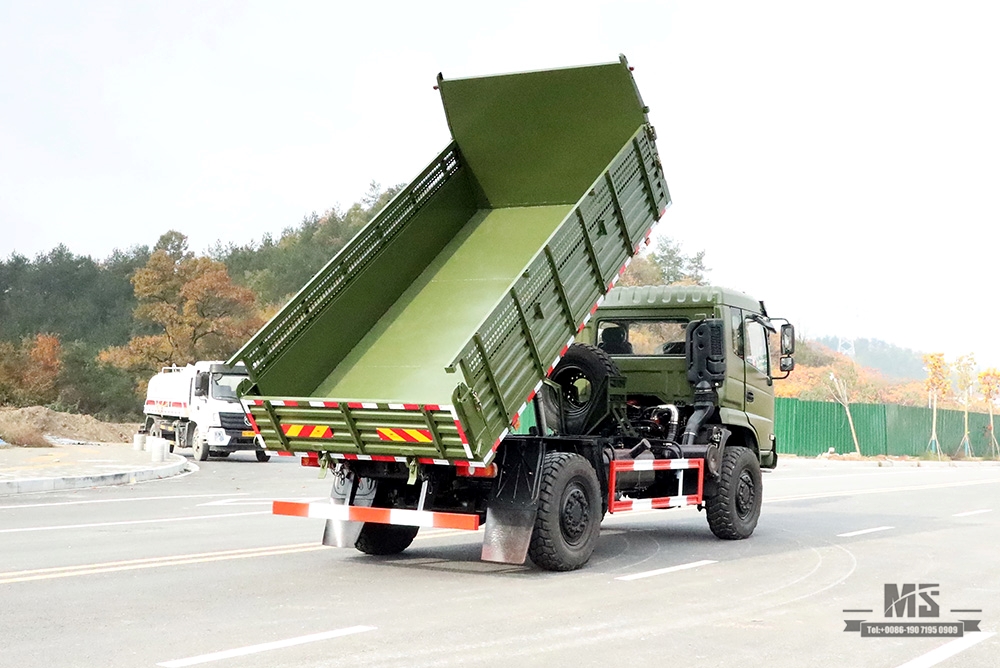 Dongfeng 4*4 Off Road Dump Truck_Dongfeng 210hp 4×4 Off-road Flathead Row Half Truck_ Export အထူးယာဉ်