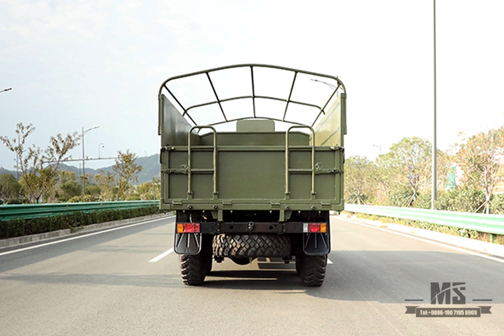 Dongfeng 6×6 Protective Box Truck_ ခြောက်ဘီးယက် ခေါင်းချွန်ဖြင့် လမ်းပိတ် Van Truck သယ်ယူပို့ဆောင်ရေး Truck_Dongfeng AWD Export အထူးရည်ရွယ်ချက်ယာဉ်