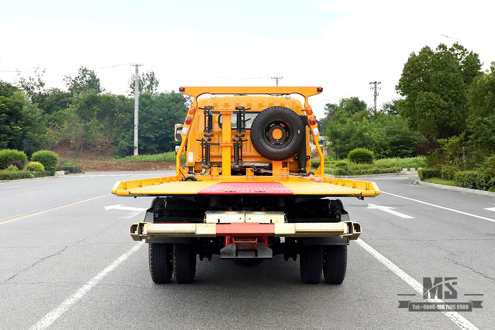 Dongfeng 4*2 Wrecker Semi-floor Clearing Plate Dongfeng Road Rescue Clearance Vehicle Export Special Tow Truck