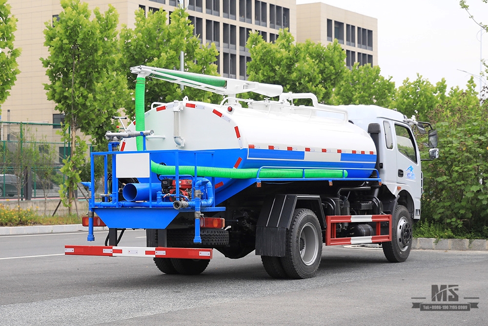 Dongfeng 4*2 Sewage Truck_170HP Sewage Suction Truck Row Half Flathead Sewage Pump Truck Conversion Manufacturer_Export အထူးယာဉ်