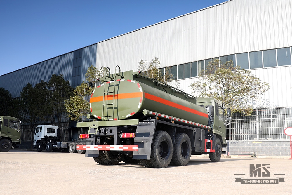 6*4 10m³ Feul Tanker 210hp Dongfeng Tanker Truck_Cab Oil Tanker_6×4 Tanker Lorry Export အထူးယာဉ် ရောင်းရန်ရှိသည်