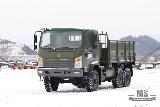 Dongfeng ခြောက်ဘီးယက် EQ2082 Truck_All-Wheel Drive EQ2082 Cargo Truck_6x6 Dongfeng EQ240 Flathead Off-road Truck for Sale_6WD Export Special Vehicle Manufacturer Factory