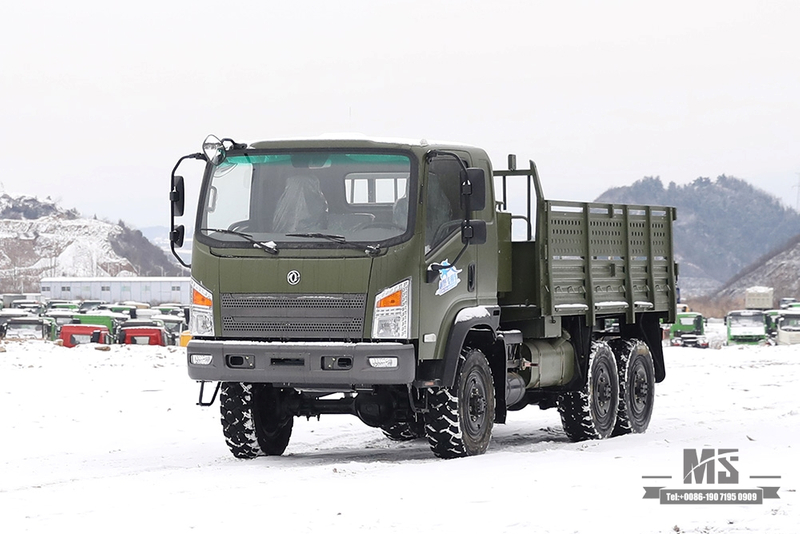 Dongfeng ခြောက်ဘီးယက် EQ2082 Truck_All-Wheel Drive EQ2082 Cargo Truck_6x6 Dongfeng EQ240 Flathead Off-road Truck for Sale_6WD Export Special Vehicle Manufacturer Factory