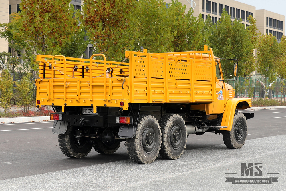 170 hp Dongfeng EQ2082 Pointed Truck_ခြောက်ဘီးယက် EQ2082 Off-road Truck_Double Glass 240 Transport Vehicle_6×6 25Y Truck Export အထူးယာဉ်