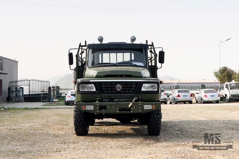 Dongfeng Army Green EQ2100 Off-road Truck_6×6 190 hp Classic Pointed Head Off-road Vehicle for sale_Dongfeng 6WD 245 Diesel Troop Carrier Export အထူးယာဉ် 