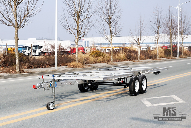 3T Dongfeng Trailer Chassis_Caravan Trailer Chassis For Sale Chassis ထုတ်လုပ်သူ Factory Export Special Trailer Chassis