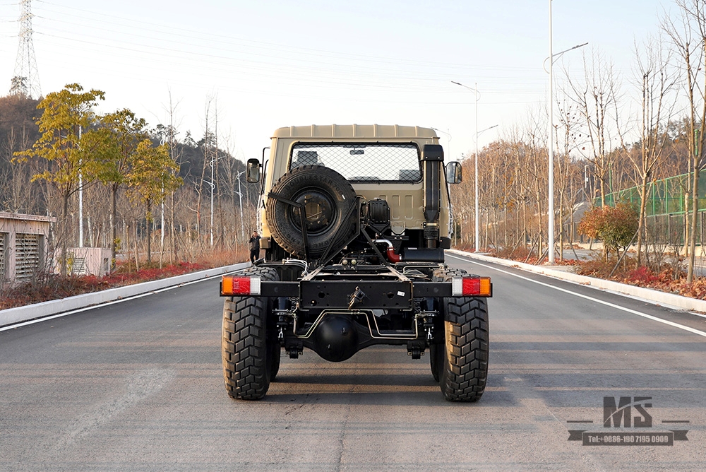 6×6 EQ2102 Dongfeng Off Road Truck Chassis_ ခြောက်ဘီးယက်တစ်ပိုင်းနှင့် 153 Cab Truck Chassis_Dongfeng AWD Export Special Purpose Vehicle Chassis