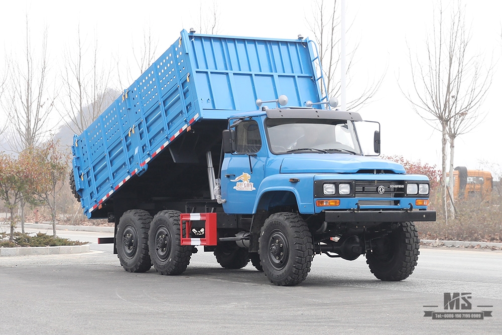 Dongfeng ခြောက်ဘီးယက် EQ2082 Dump Truck_170 hp EQ2082 off-road Tipper Truck_ 240 Transport Vehicle_6×6 pointed 25Y ထရပ်ကား တင်ပို့သည့် အထူးယာဉ်