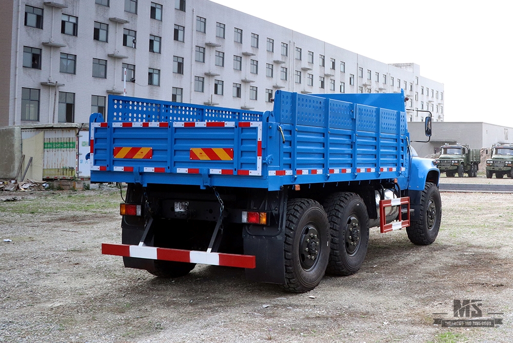 Dongfeng ခြောက်ဘီးလမ်းမှ ဖယ်ထုတ်ထားသော Dump Truck_EQ2100 6×6 210hp Pointed Head Single Row သယ်ယူပို့ဆောင်ရေး Truck_All-wheel-Drive Export အထူးထရပ်