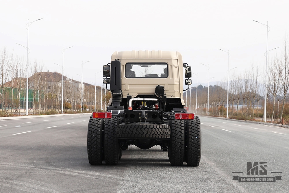 260 hp Dongfeng ခြောက်ဘီး Drive Chassis for Sale_6*6 Flathead Head နောက် ရှစ်ဘီး Truck Chassis Coversion ထုတ်လုပ်သူ_Dongfeng Export အထူးယာဉ်ကိုယ်ထည်