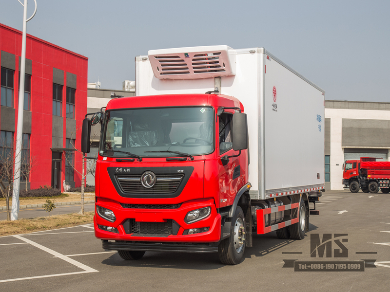 Dongfeng Tianjin KR F အတန်းအစား အအေးခန်း ထရပ်ကားများ | လတ်ဆတ်သော အေးခဲထားသော ကုန်တင်ကားများ | အအေးကွင်းဆက်ထရပ်ကားများ | ပင်လယ်စာ သယ်ယူပို့ဆောင်ရေး ထရပ်ကားများ