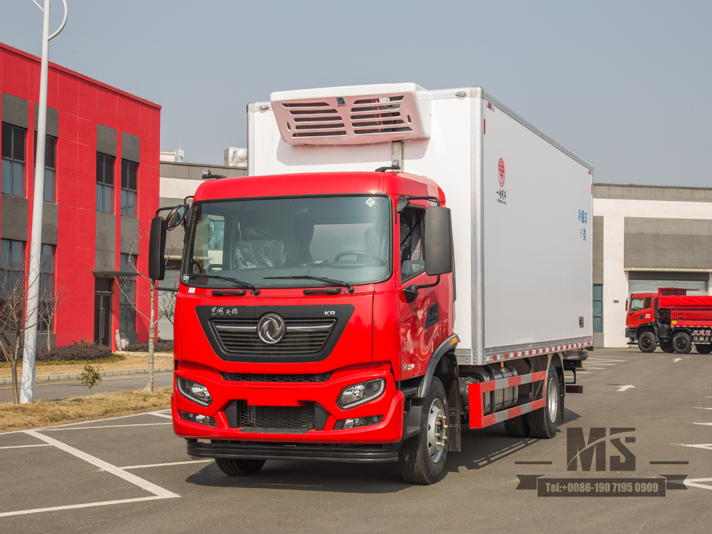 Dongfeng Tianjin KR F အတန်းအစား အအေးခန်း ထရပ်ကားများ | လတ်ဆတ်သော အေးခဲထားသော ကုန်တင်ကားများ | အအေးကွင်းဆက်ထရပ်ကားများ | ပင်လယ်စာ သယ်ယူပို့ဆောင်ရေး ထရပ်ကားများ