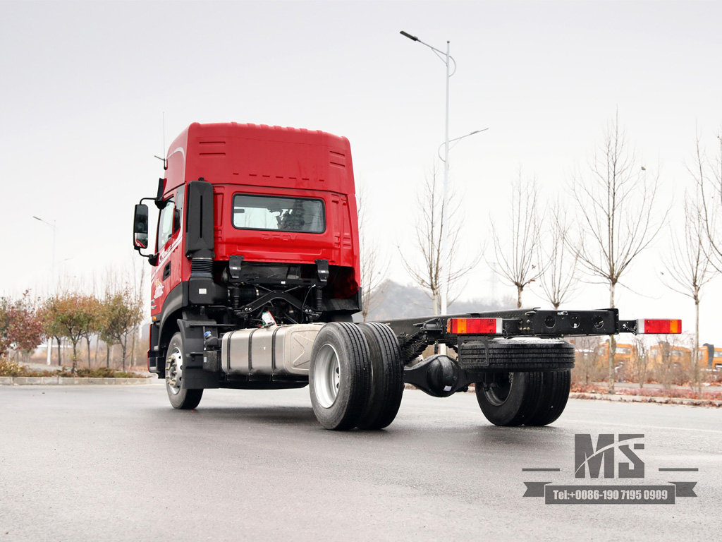4×2 Flat Head High Roof Double Bedroom Cab Cargo Truck Chassis | Dongfeng 4*2 290HP လမ်းကြမ်းထရပ်ကား ကိုယ်ထည်