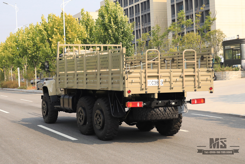 190hp Dongfeng 6×6 EQ2100 Truck_6*6 Pointed Head Truck ခြောက်ဘီး လမ်းမပေါ်မှ ထရပ်ကား_ပို့ရန် အထူးယာဉ်