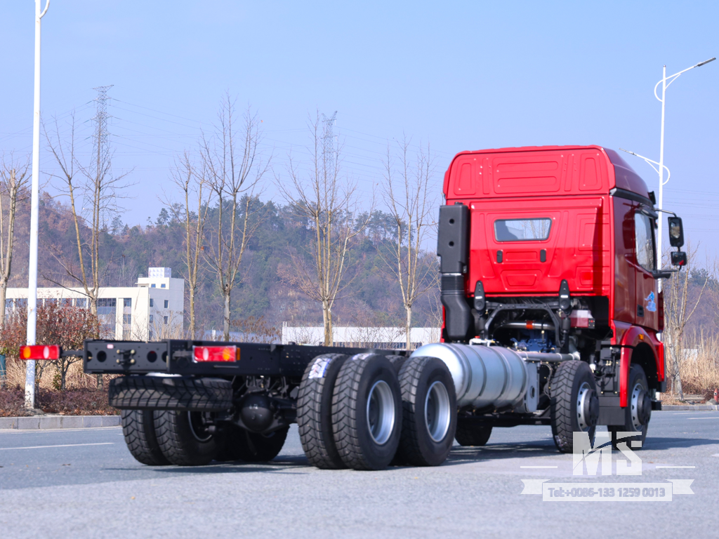 Dongfeng 8×4 Stake Body Truck Chassis_8*4 500HP Truck Chassis_ အထူးထုတ်ကုန် ကိုယ်ထည် 