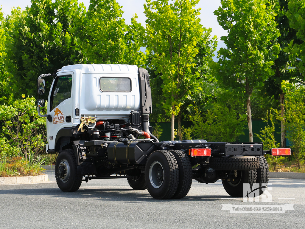 Dongfeng 4×4 Flat-head Chassis_4*4 150HP သမားရိုးကျ ထရပ်ကား လေးဘီးယက် ကိုယ်ထည် ရောင်းရန်_ အထူး Export Chassis 
