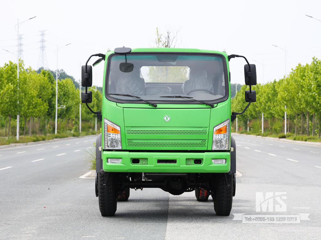 Dongfeng 4×4 Chassis_4*4 170hp Flat Head Truck ရောင်းရန် Four Wheel Drive Chassis_ အထူး Export Trucks Chassis 