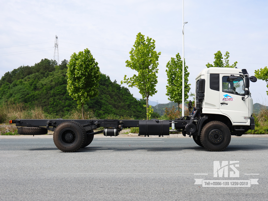 Dongfeng 4×2 Chassis_4*2 210hp တိုးချဲ့ဗားရှင်း ရောင်းရန် အတွက် Flat-nose Chassis_ အထူးထုတ်ကုန် Trucks Chassis 