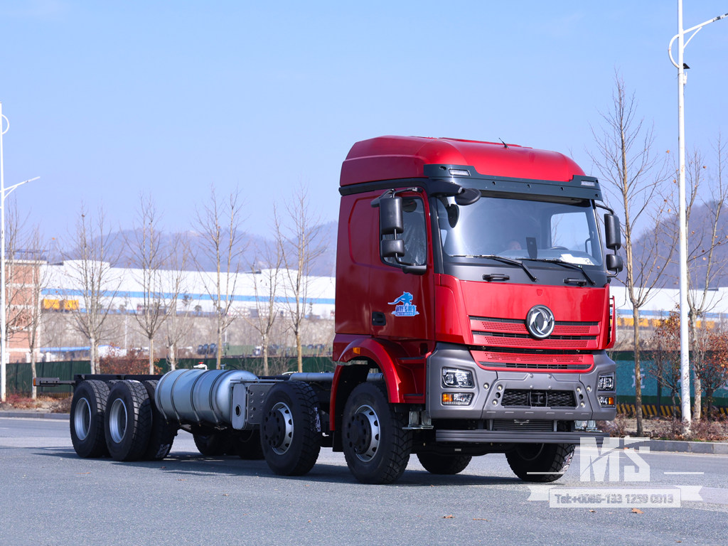 Dongfeng 8×4 Stake Body Truck Chassis_8*4 500HP Truck Chassis_ အထူးထုတ်ကုန် ကိုယ်ထည် 