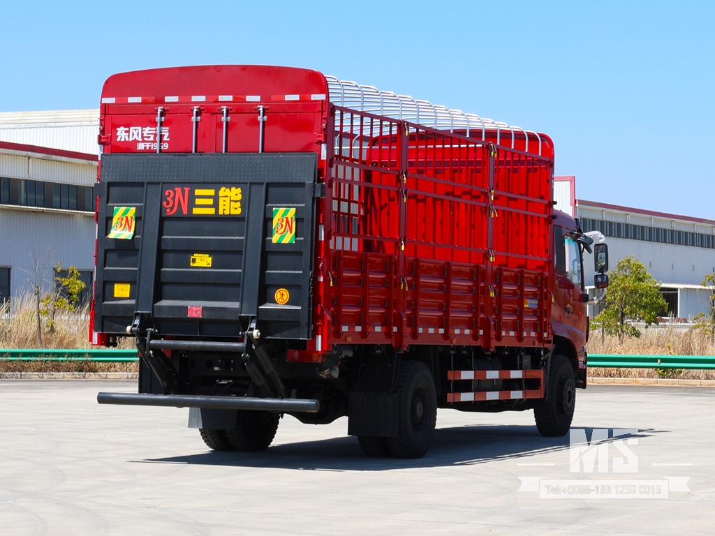 Hydraulic Tailgate ပါသော 18-Ton 4x2 Dongfeng ထရပ်ကား | Hydraulic Tail Lift ပါရှိသော တရုတ်အစုရှယ်ယာ ထရပ်ကား